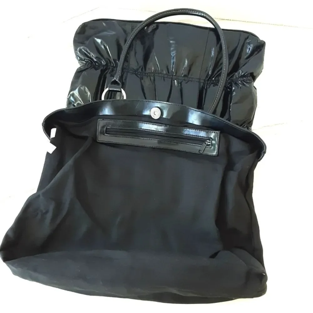 PIEL DE VAVA GAUFRE GENUINE LEATHER SCRUNCH HOBO SHOULDER BAG